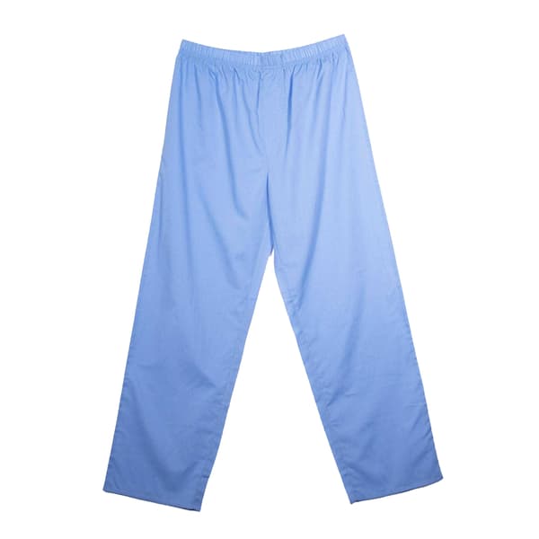 Keanu Vävda Herrpyjamas med Bröstficka, Raka Ben, Lång Modell, Stl M Blå Blue M
