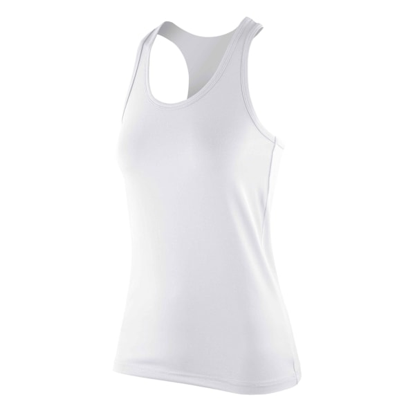 Spiro Womens/Ladies Impact Softex Sleeveless Fitness Vest Top S White S