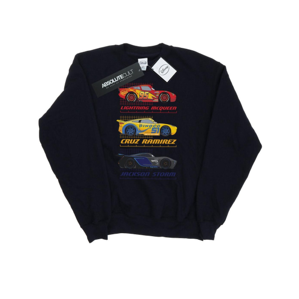 Disney Dam/Dam Bilar Racer Profil Sweatshirt L Svart Black L