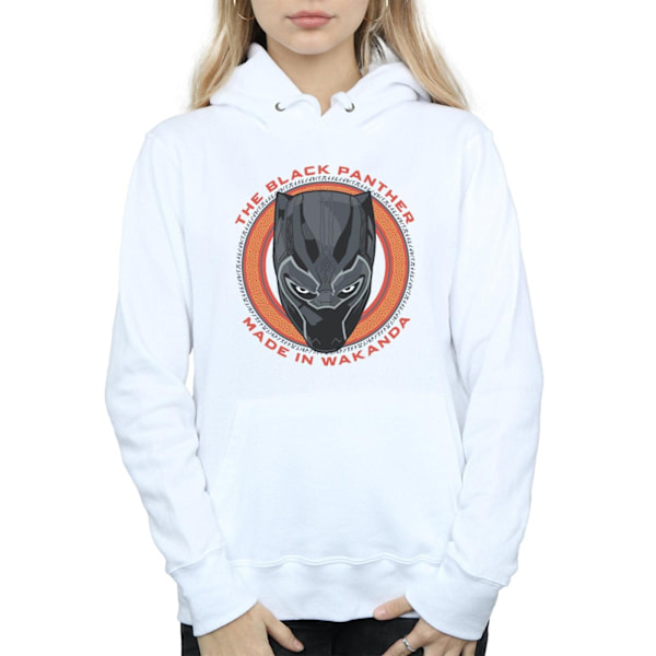 Marvel Dam/Kvinnor Black Panther Made in Wakanda Röd Hoodie M White M