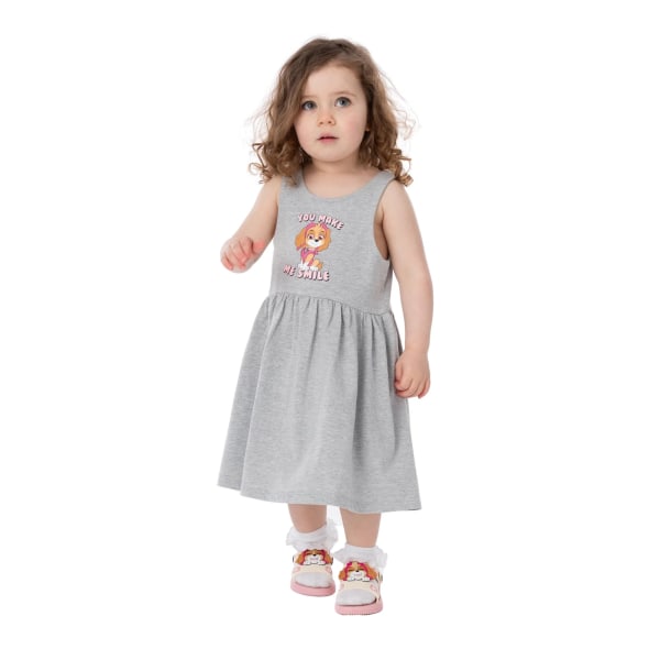 Paw Patrol Girls You Make Me Smile Skye Dress (paket med 2) 5-6 Y Grey/Pink 5-6 Years