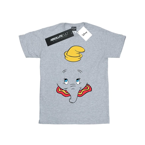 Disney Boys Dumbo Face T-Shirt 5-6 år Sports Grey Sports Grey 5-6 Years