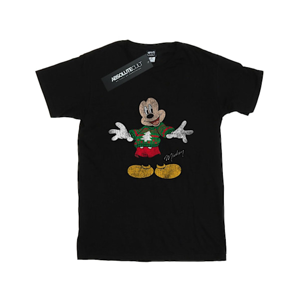 Disney Herr Mickey Mouse Jultröja T-shirt 3XL Svart Black 3XL