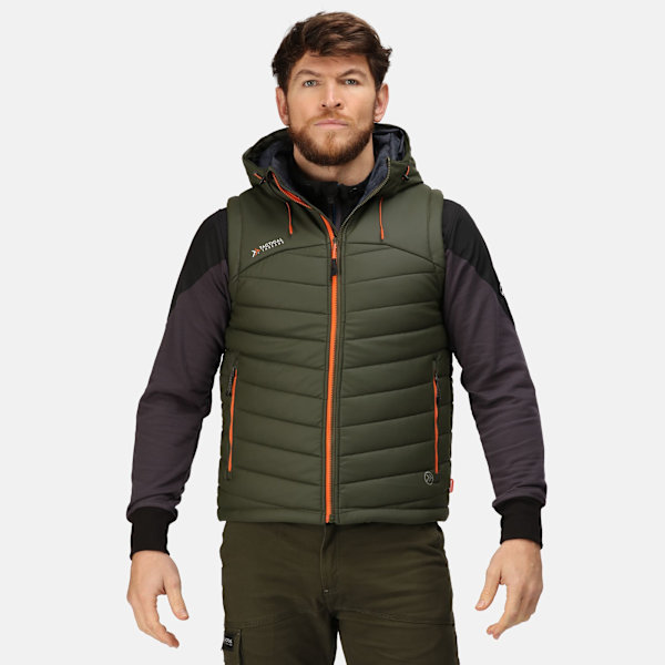 Regatta Professional Vadderad Väst Herr XXXL Mörk Khaki Dark Khaki XXXL