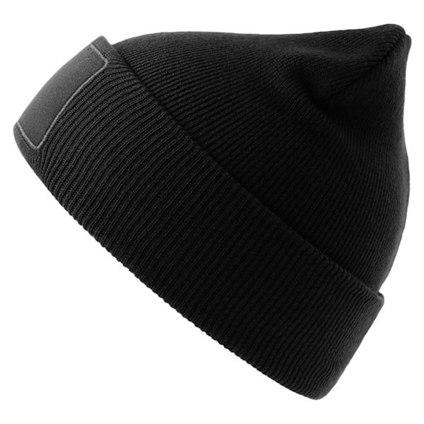 Atlantis Unisex Vuxen Wind S Patch Återvunnen Dubbel Skin Uppvikt Black One Size