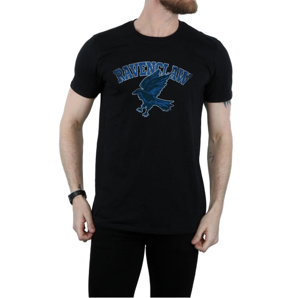 Harry Potter Mens Ravenclaw Cotton T-Shirt L Svart Black L