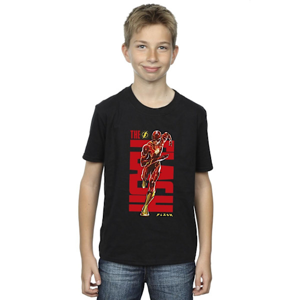 DC Comics The Flash Dash T-shirt för pojkar 12-13 år Svart Black 12-13 Years