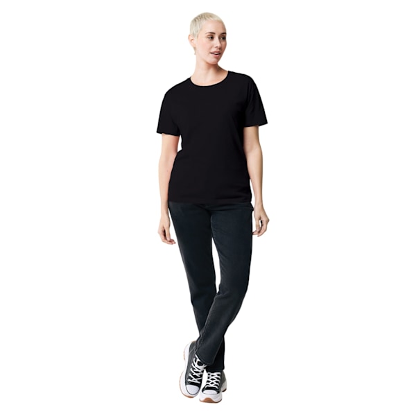 Iqoniq Dam/Dam Yala Återvunnen Bomull Lätt T-shirt X Black XXS