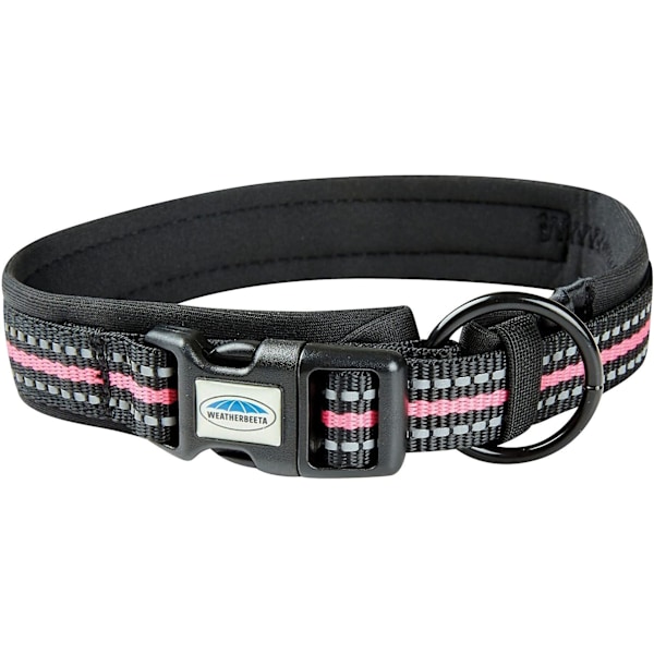 Weatherbeeta Reflex Hundhalsband M Svart/Rosa Black/Pink M