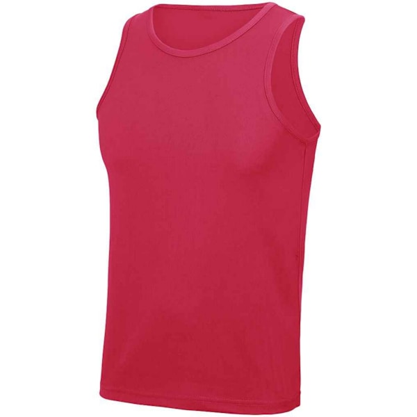 AWDis Cool Mens Vest Top S Hot Pink Hot Pink S