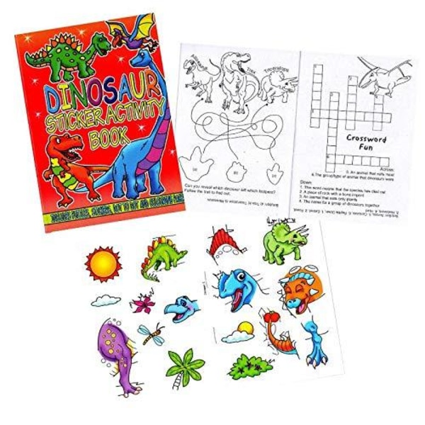 Spot on Gifts Dinosaurie Aktivitetsbok Set En Storlek Flerfärgad Multicoloured One Size