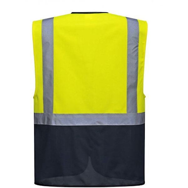 Portwest Hi Vis Executive / Manager Väst / Säkerhetskläder L Gul/ Yellow/ Navy L