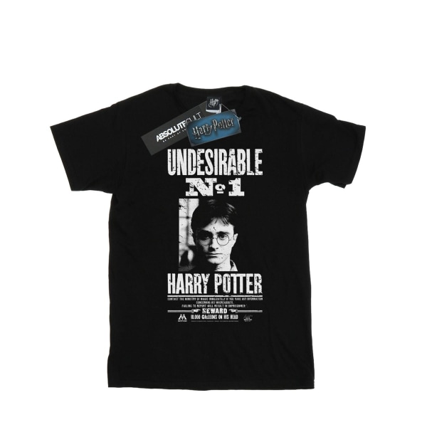 Harry Potter Boys Undesirable No. 1 T-shirt 7-8 år Svart Black 7-8 Years