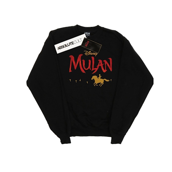 Disney Herr Mulan Filmlogotyp Sweatshirt 3XL Svart Black 3XL