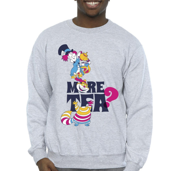 Disney Herr Alice In Wonderland More Tea Sweatshirt XL Sports G Sports Grey XL