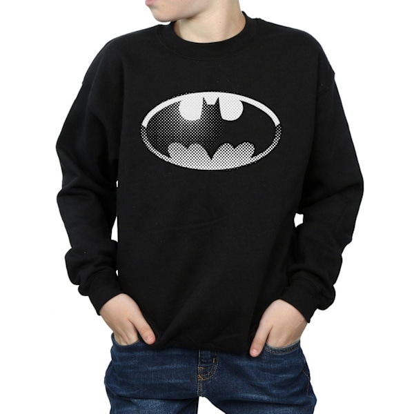 DC Comics Boys Batman Spot Logo Sweatshirt 5-6 år Svart Black 5-6 Years