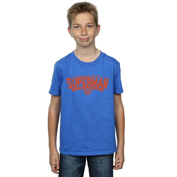 DC Comics Boys Superman My Hero T-Shirt 5-6 år Kungligt Blå Royal Blue 5-6 Years