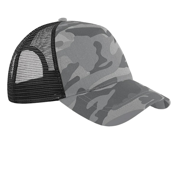 Beechfield Unisex Vuxen Camo Snapback Trucker Cap En Storlek Arct Arctic One Size