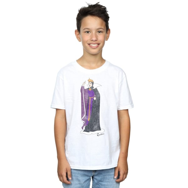 Disney Boys Snövit Klassisk Evil Queen Grimhilde T-shirt 12- White 12-13 Years