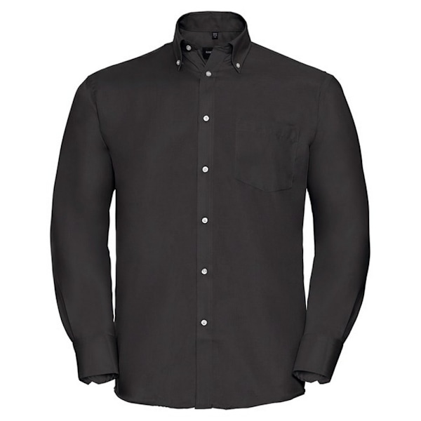 Russell Collection Herr Ultimate Non-Iron Långärmad formell skjorta S Black 16in