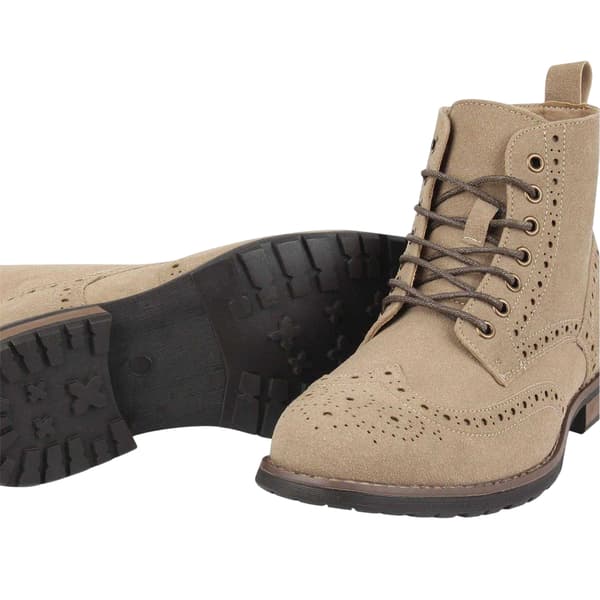 Nicholas Deakins Herr Brogue Detaljer Blockklack Stövlar 7 UK Ca Camel 7 UK