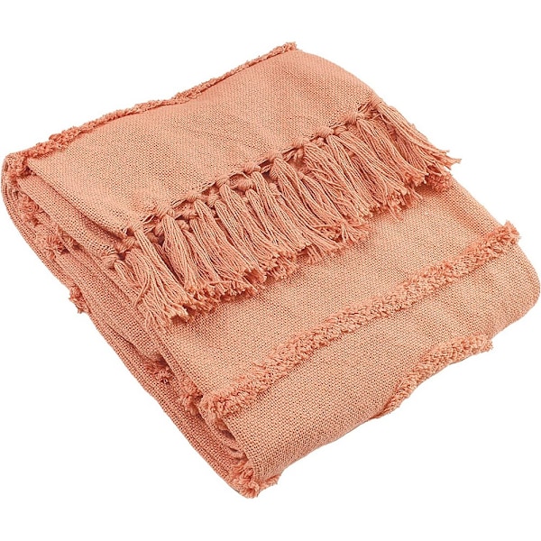 Furn Jakarta Tufted Throw One Size Blush Blush One Size