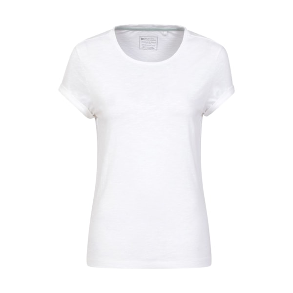 Mountain Warehouse Dam/Dam Bude T-shirt med Avslappnad Passform Storlek 12 UK White 12 UK