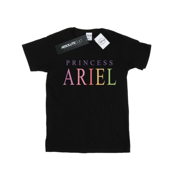 Disney Girls Den lilla sjöjungfrun Ariel Grafisk T-shirt i bomull 12 Black 12-13 Years