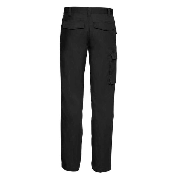 Russell Herr Polycotton Twill Arbetsbyxor 32R Svart Black 32R