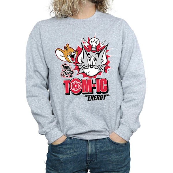 Tom And Jerry Herr Tomic Energy Sweatshirt M Sports Grey Sports Grey M