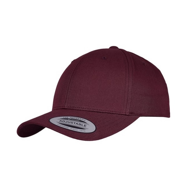 Yupoong Unisex Adult Flexfit Classic Curved Snapback Cap One Si Maroon One Size