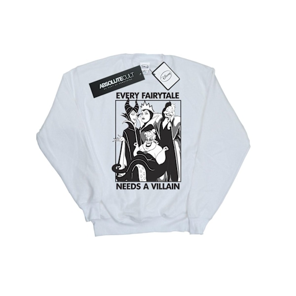 Disney Herr Every Fairy Tale Needs A Villain Sweatshirt L Vit White L