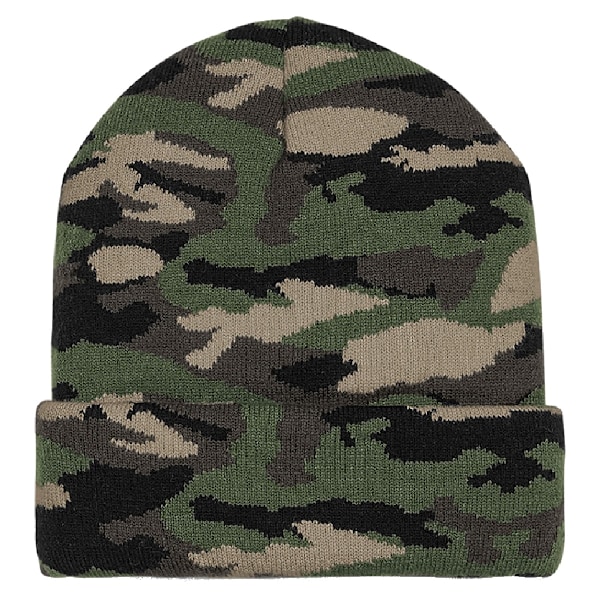 Beechfield Unisex Vuxen Camo Cuffed Beanie One Size Jungle Cam Jungle Camo One Size