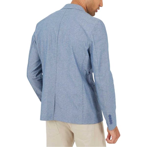 Brave Soul Herr Blazer med två knappar S Chambray Blå Chambray Blue S