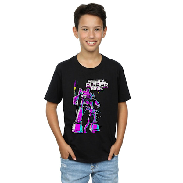 Ready Player One Pojkar Iron Giant Och Art3mis T-shirt 9-11 År Black 9-11 Years