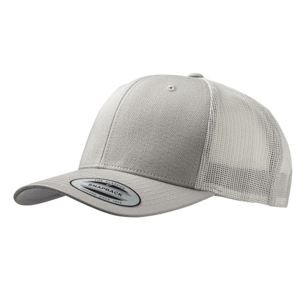 Yupoong Flexfit Retro Snapback Trucker Cap (2-pack) One Size SIlver One Size