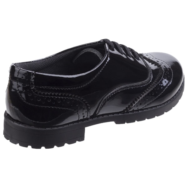 Hush Puppies Childrens/Girls Eadie Jnr Läder Brogueskor 1 C Black 1 Child UK