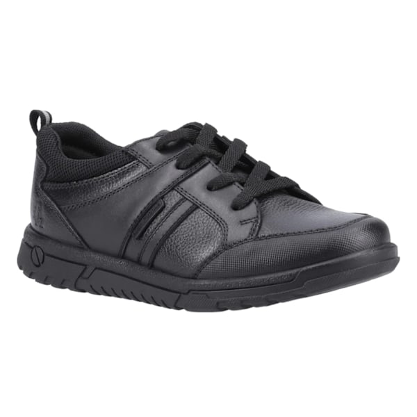 Hush Puppies Boys Steven Läderskolskor 5 UK Svart Black 5 UK