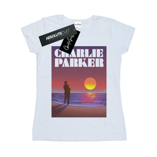 Charlie Parker Dam/Kvinnor Into The Sunset Bomull T-shirt XL White XL