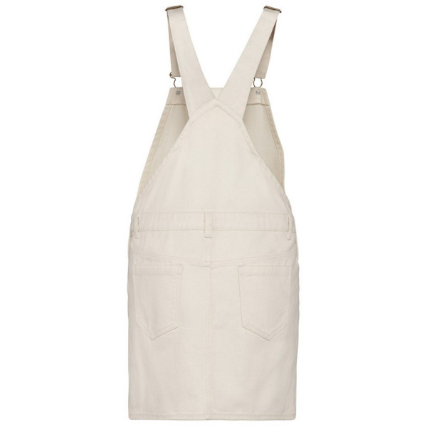 Native Spirit Dam/Dam Eco Vänlig Dungaree Klänning 12 UK I Ivory 12 UK