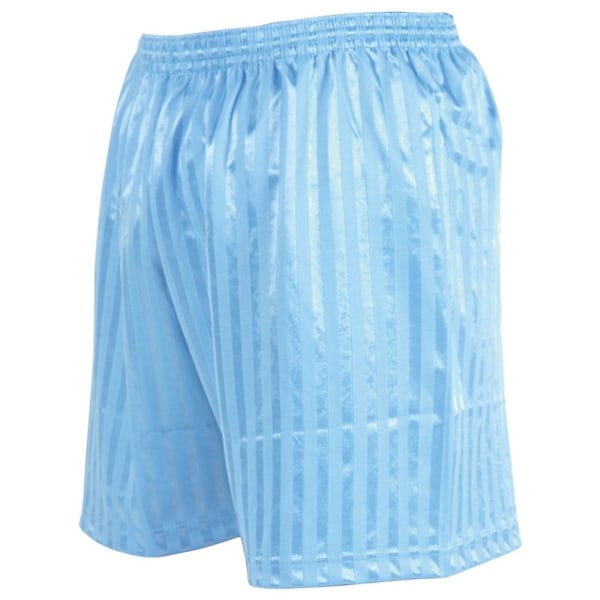 Precision Unisex Adult Continental Striped Football Shorts XXL Sky Blue XXL