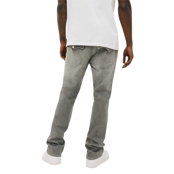 True Religion Herr Denim Raka Jeans 36R Kritgrå Chalk Grey 36R