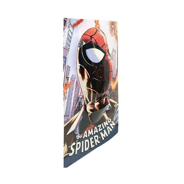 Spider-Man Popheads 3D-affisch 44 cm x 31,2 cm x 0,5 cm röd/blå/vit Red/Blue/White 44cm x 31.2cm x 0.5cm