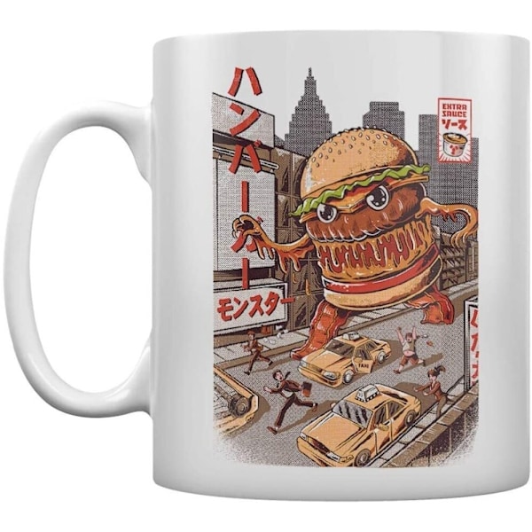 Ilustrata Burgerzilla Mug En Storlek Flerfärgad Multicoloured One Size