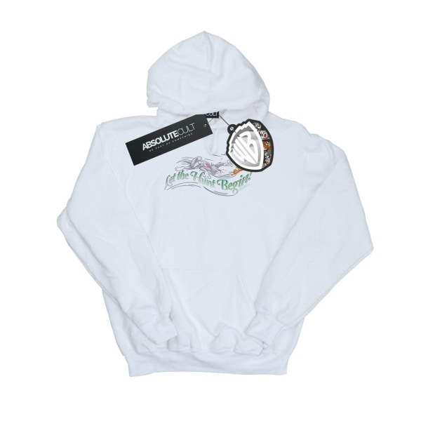 Tom And Jerry Girls Let The Hunt Begin Hoodie 7-8 Years White White 7-8 Years