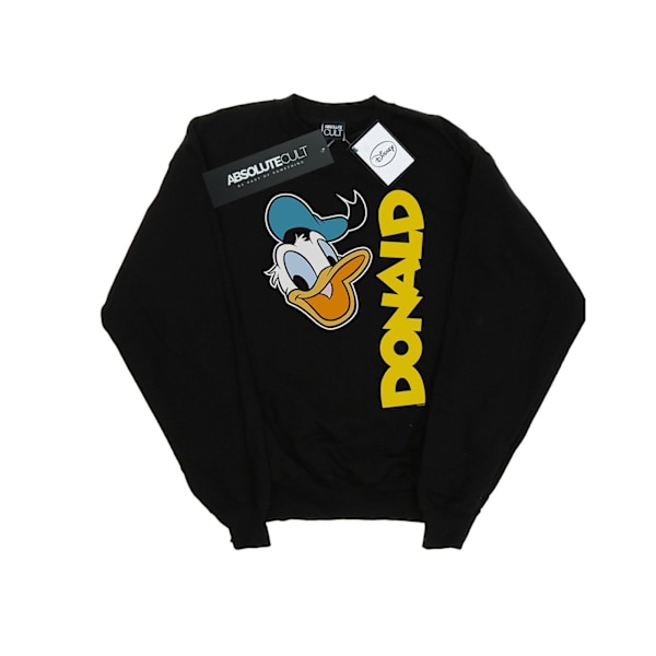 Disney Herr Donald Duck Hälsningar Sweatshirt S Svart Black S