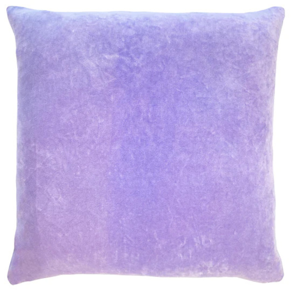 Furn Tanda Sammets Kuddfodral Kvadratisk En Storlek Citron Gul/Lila Lemon Yellow/Lilac One Size