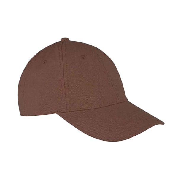 Result Headwear Unisex Vuxen Memphis Borstad Bomullskäpp En Storlek Choklad Chocolate One Size