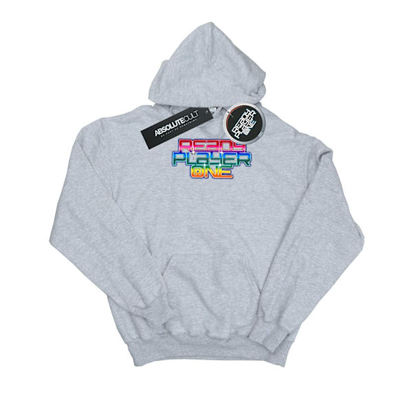 Ready Player One Boys Rainbow Logo Hoodie 12-13 år Sports Grå Sports Grey 12-13 Years
