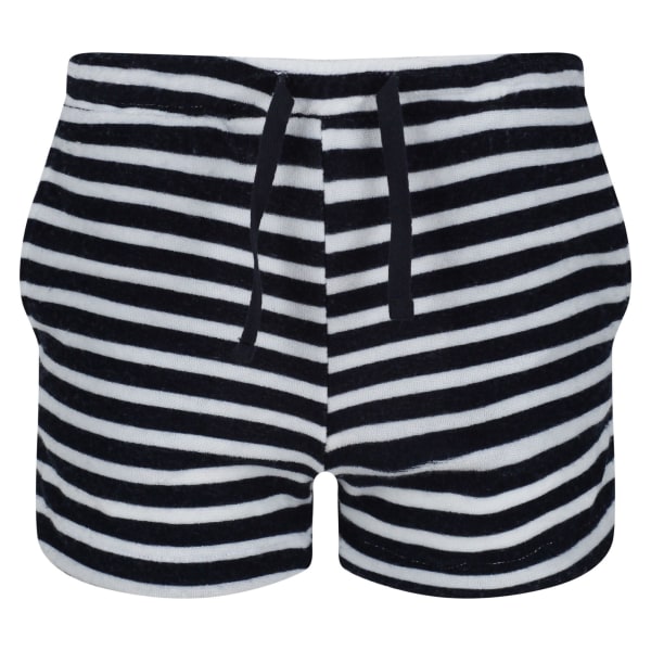 Regatta barn/barn Dayana handduksränder Casual shorts 9- Navy/White 9-10 Years